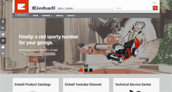 Desktop Screenshot of einhell.cl