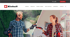 Desktop Screenshot of einhell.com.br