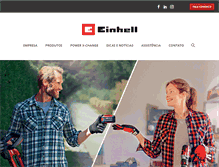 Tablet Screenshot of einhell.com.br
