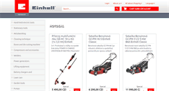 Desktop Screenshot of einhell.cz